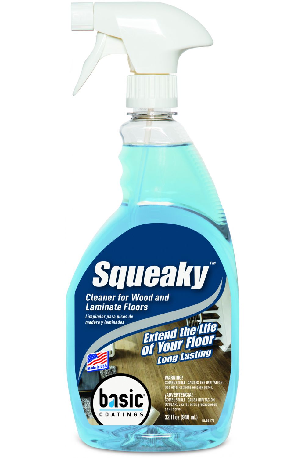 Basic Coatings Squeaky Cleaner Ready To Use, Quart Spray Bottle